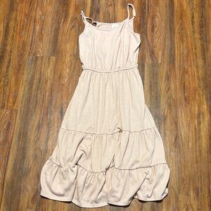 Knox Rose Blush Tiered Casual Dress